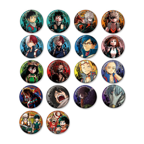 僕のヒーローアカデミア 荼毘 コレクション缶バッジ 42個 荼毘 原画展