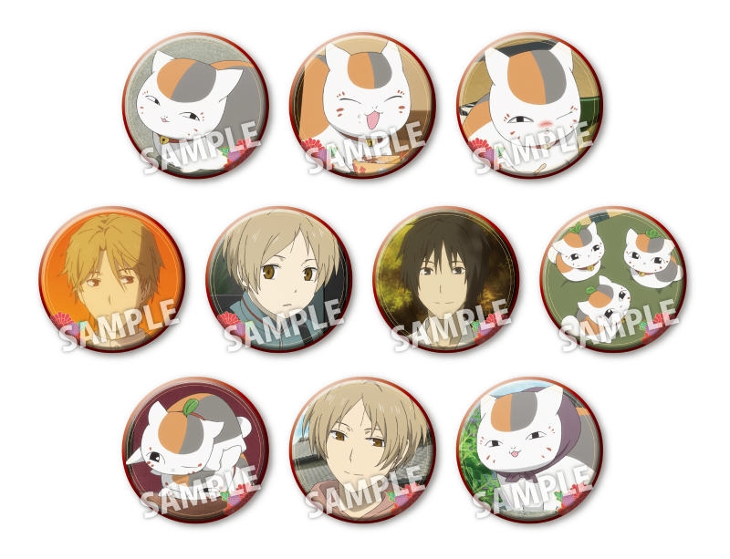 k789 夏目友人帳 劇場版 うつせみに結ぶ 缶バッジ 夏目貴志 ニャンコ