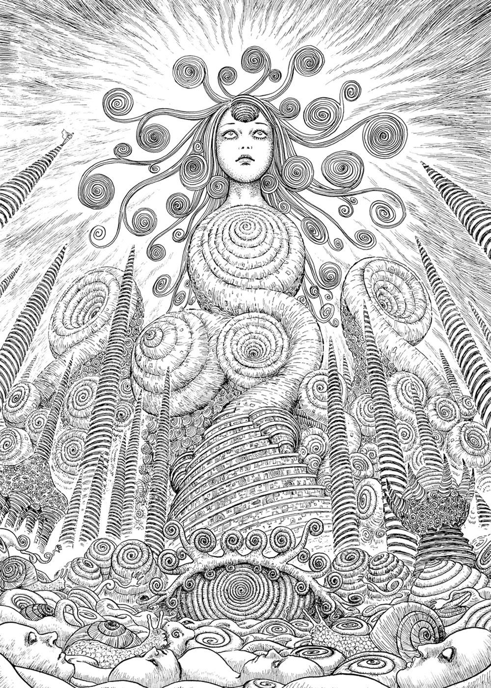 伊藤潤二 富江 原画 富江の世界 伊藤潤二 富江 原画 富江の世界 3015