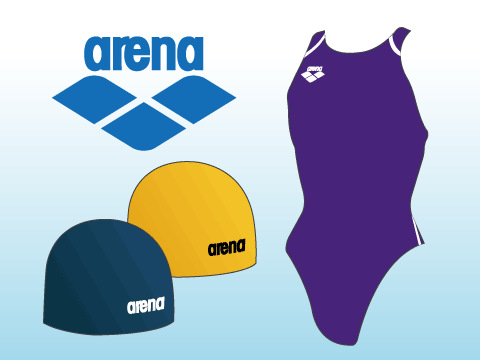 arena レース用水着（日本体育大学ロゴ入り） アリーナ 競泳水着 ロゴ