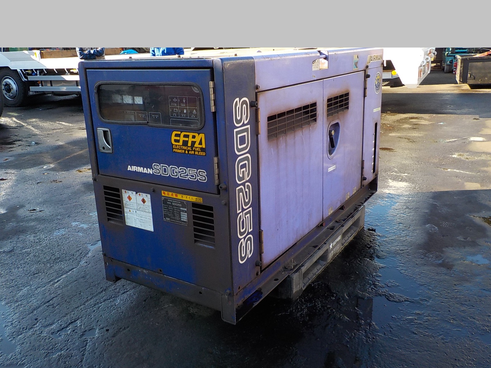 エアマン発電機 25kva SDG25 株式会社AIRMAN SDG25LX-5B1 50Hz-発電機