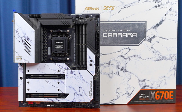 ASRock X670E Taichi Carrara」をレビュー。20周年記念の大理石