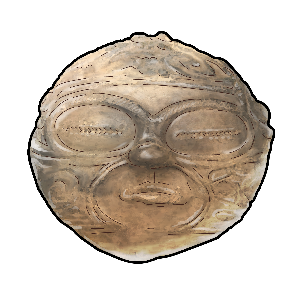 亀ヶ岡遺跡の土面 | 縄文ドキドキ会