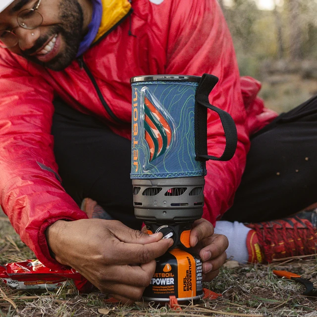 Flash 1.0L Fast Boil System - Ocean Topo - Jetboil