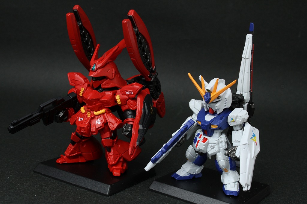 FW GUNDAM CONVERGE CORE RX-93ff νガンダム&MSN-04FF サザビーセット