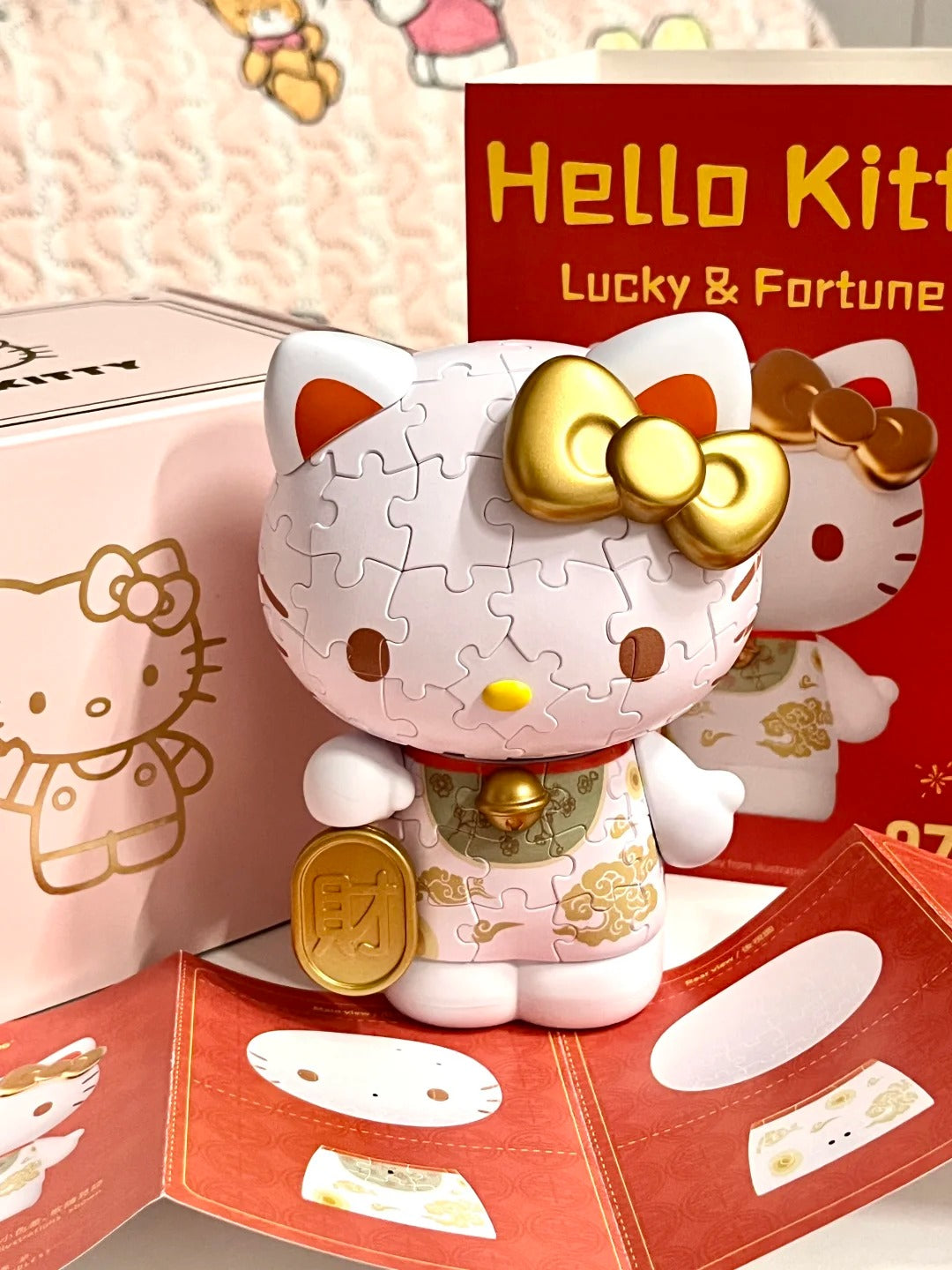 Sanrio Hello Kitty 50Th Anniversary 3D Puzzles 97Pcs 12.6 x 14 cm