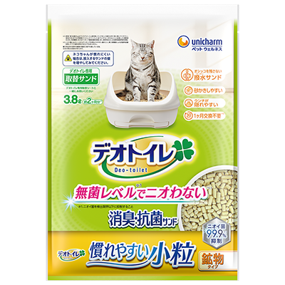 1週間ずっと、ニオイこもらない猫用システムトイレ- デオトイレ