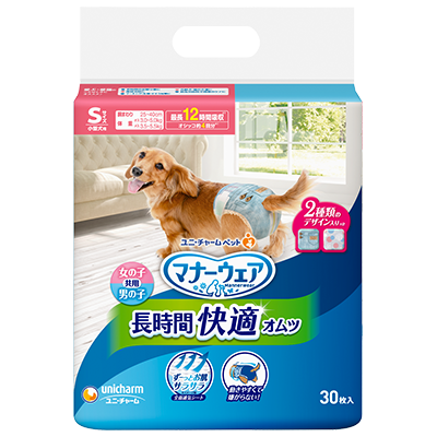 マナーウェア 長時間快適オムツ 男女共用 Sサイズ-ユニ・チャーム