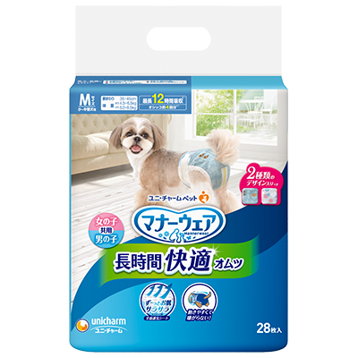 マナーウェア 長時間快適オムツ 男女共用 Mサイズ-ユニ・チャーム