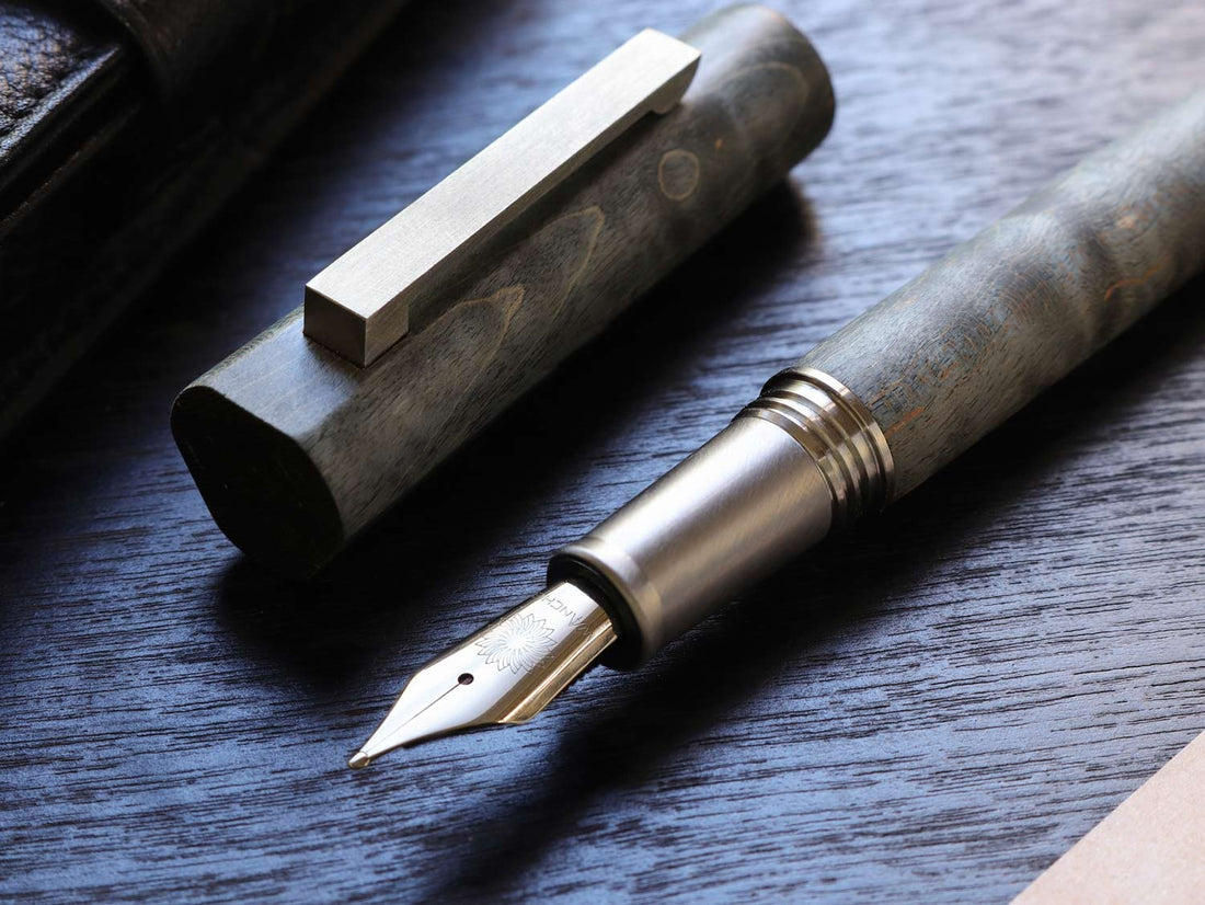 オリンポス・タイタン・ノクターングレー万年筆 Fountain Pen | ワン