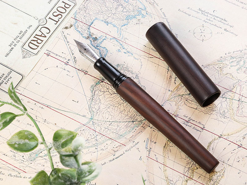 世界樹・黒檀 Fountain Pen | ワンチャーペン Wancher