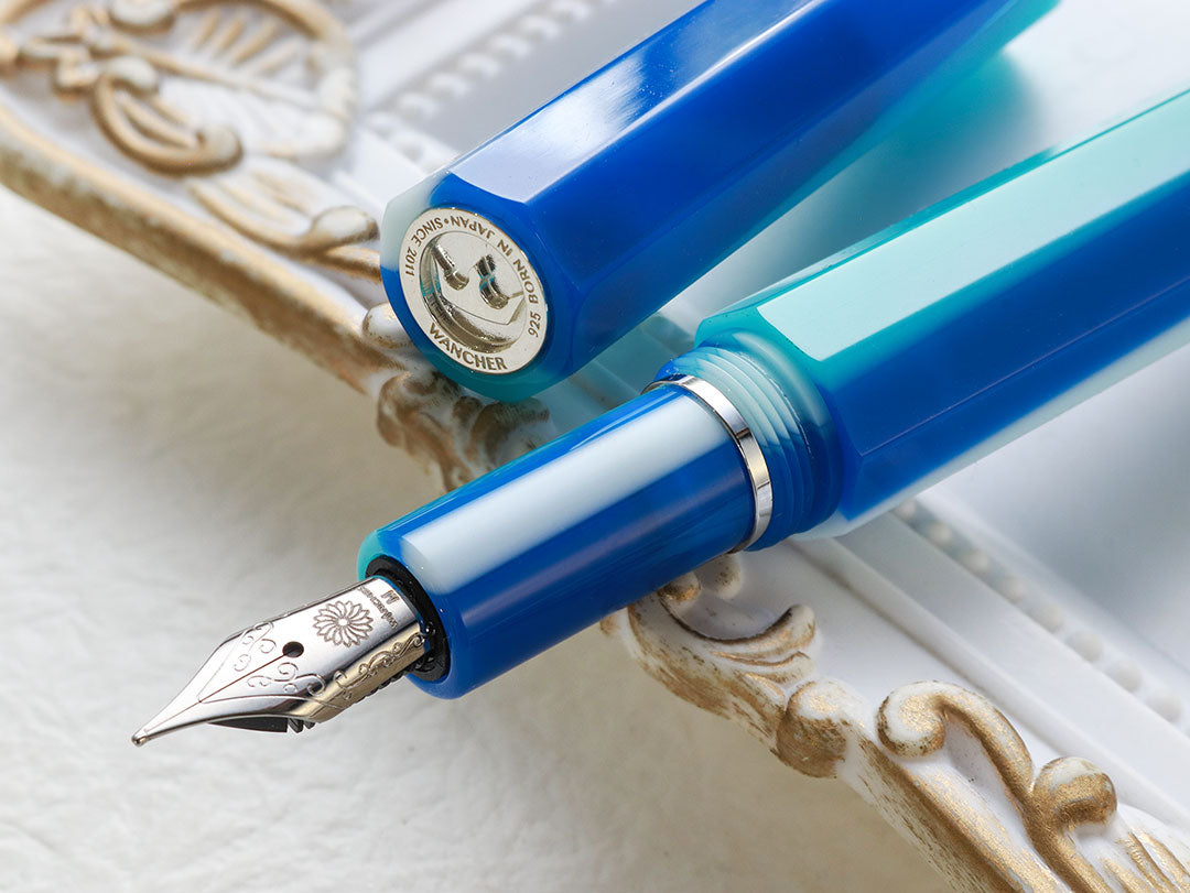 カレイド万年筆・ブルーマーブル・風雲