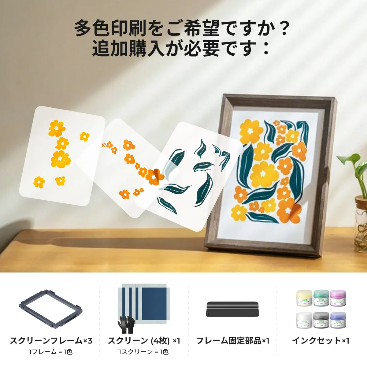 xTool スクリーン プリンター レーザーを使用した初のスクリーン印刷