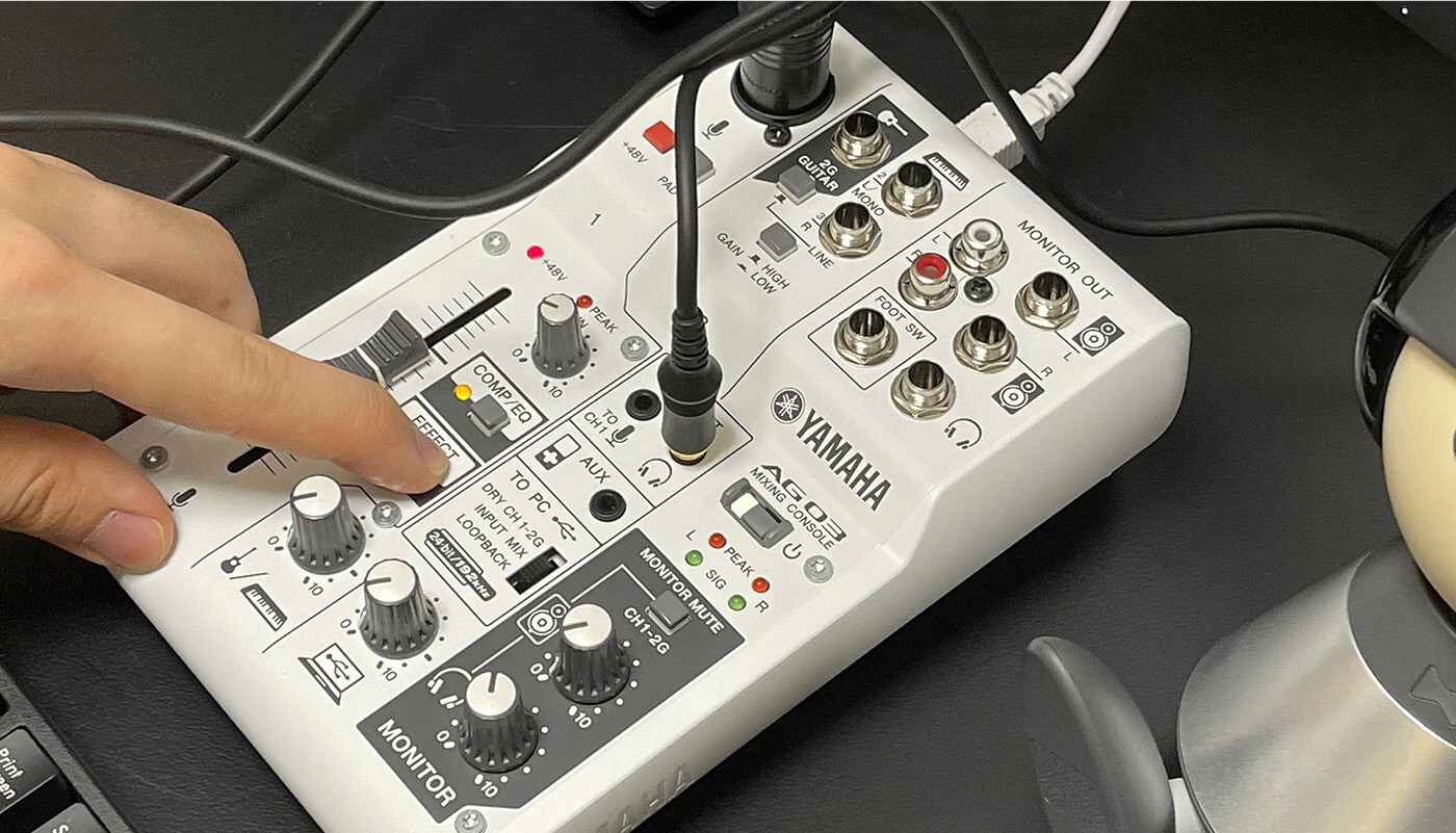 YAMAHA AG03 mk2 オーディオインターフェイス 歌ってみた 配信 歌い手