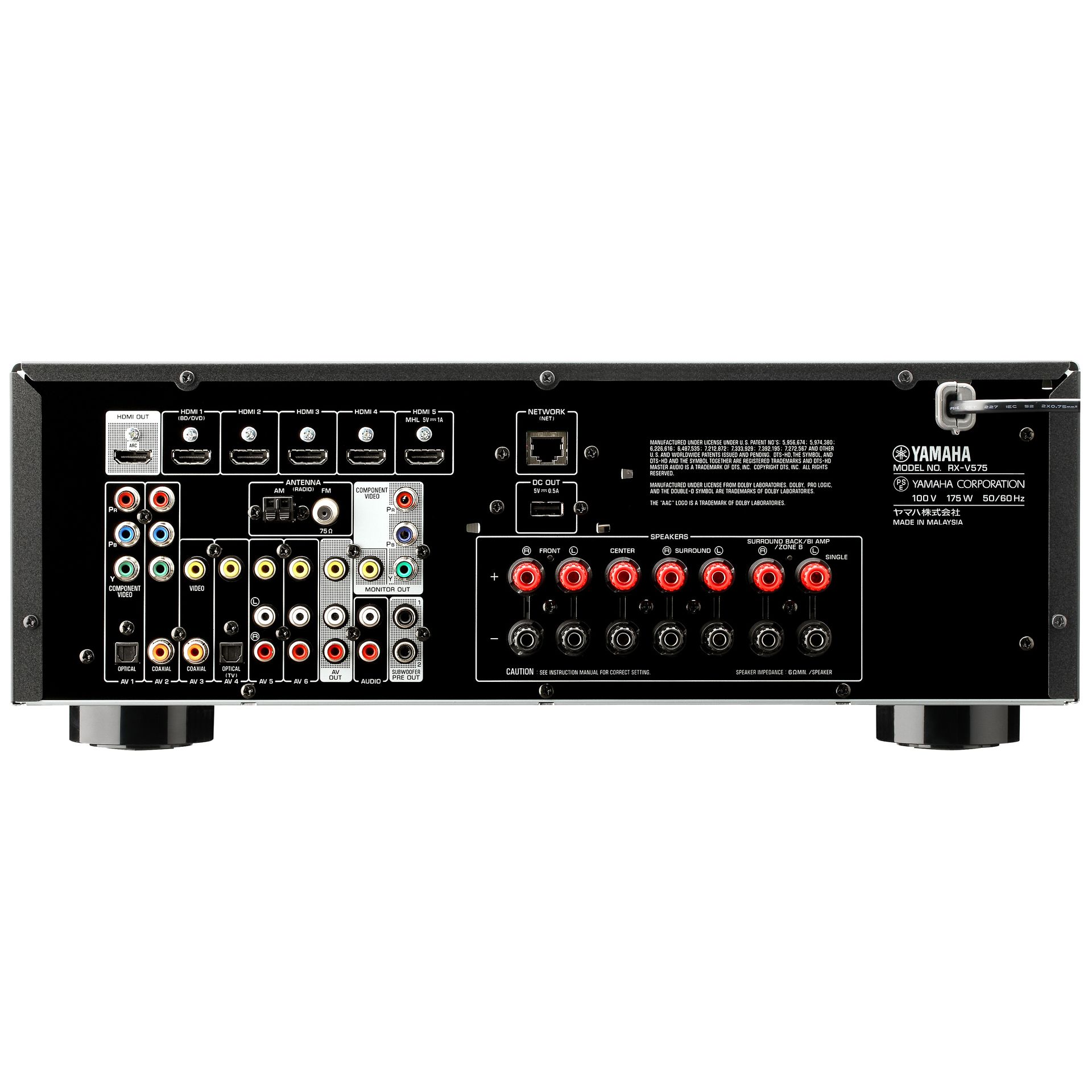 ヤマハ | RX-V575 - AVアンプ - 概要