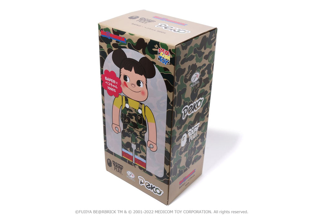 BE＠RBRICK BAPE(R) × ペコちゃん & ポコちゃん 1000%(2体セット)