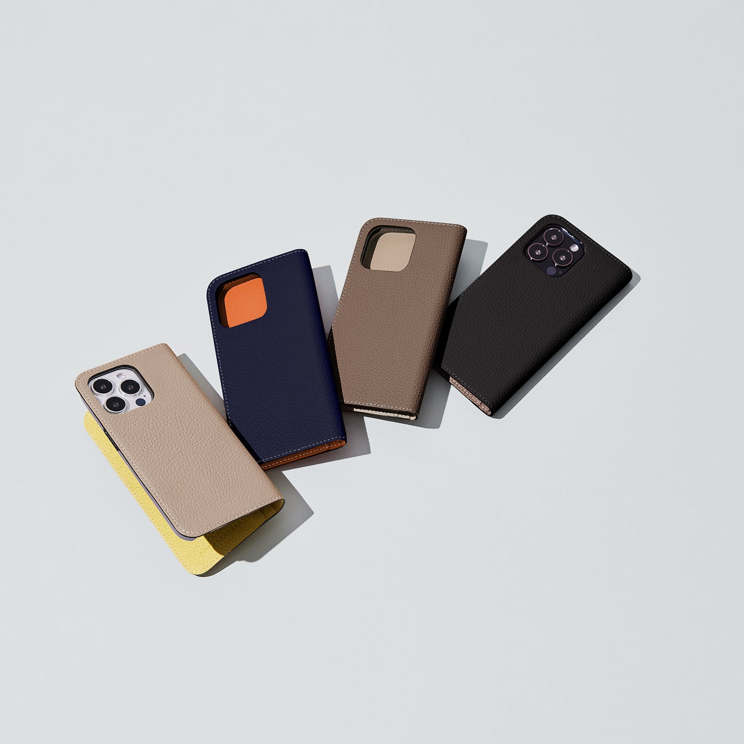 iPhone 13) ダイアリーケース シュリンクレザー