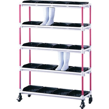 抗菌長靴ラック 4列 矢崎化工 クリーンベンチ 【通販モノタロウ】