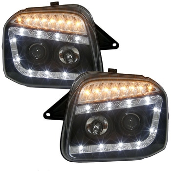 ジムニーJB23用 スモークテールライト＆クリアヘッドライト 2個セット