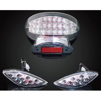 JOG(ジョグ) SA16J LED テールランプ ASSY+フロントウインカーSET MAD