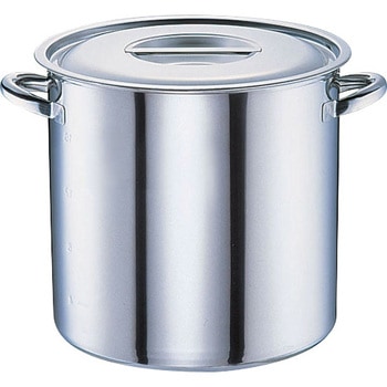 電磁モリブデン寸胴鍋 目盛付 クローバー(大屋製作所) 【通販モノタロウ】