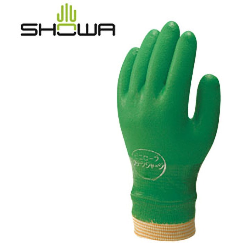 No.600 グリーンジャージ SHOWA(ショーワグローブ) 抗菌防臭・防水 1双
