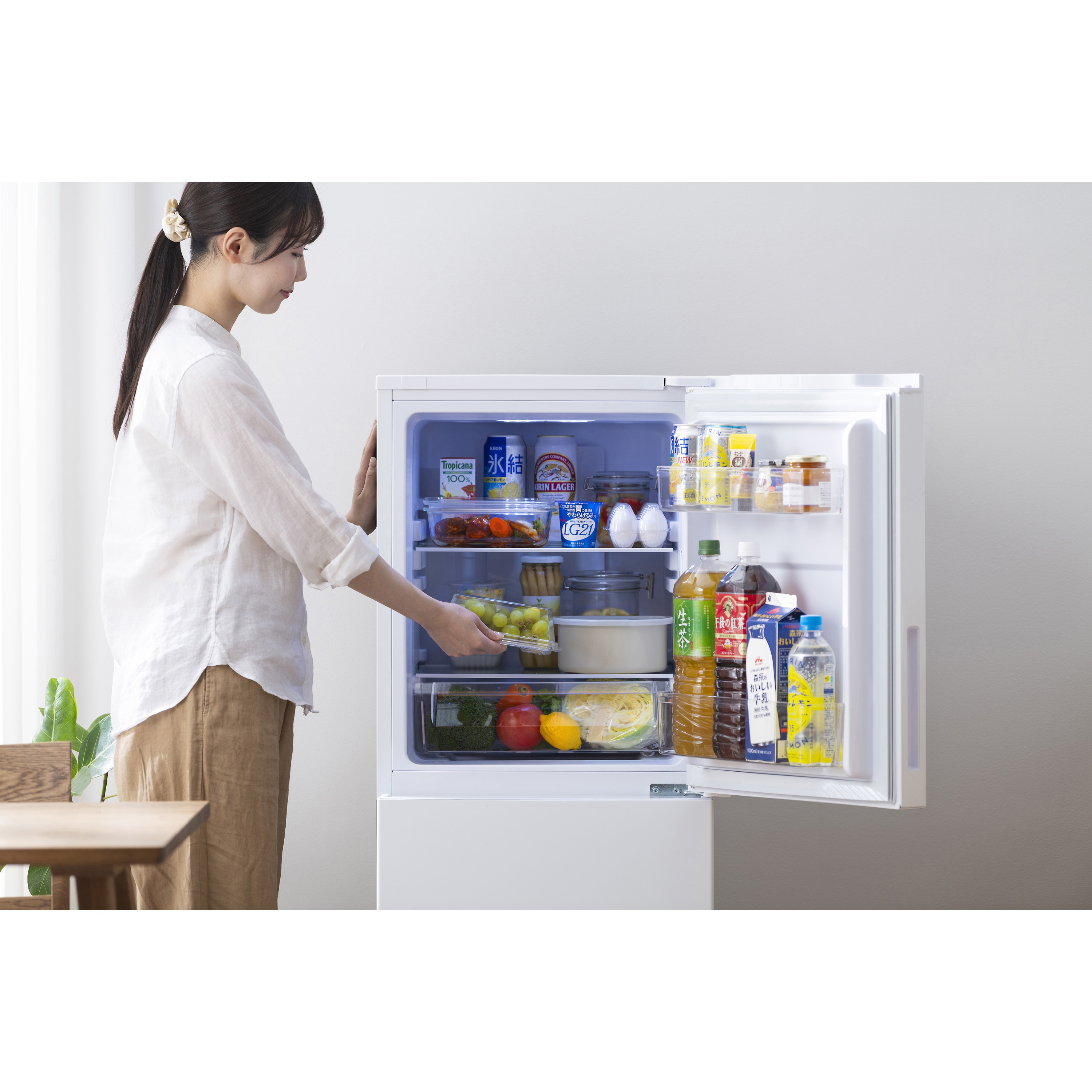 IRSN-HF15A-W 冷凍冷蔵庫 153L アイリスオーヤマ ファン式 - 【通販