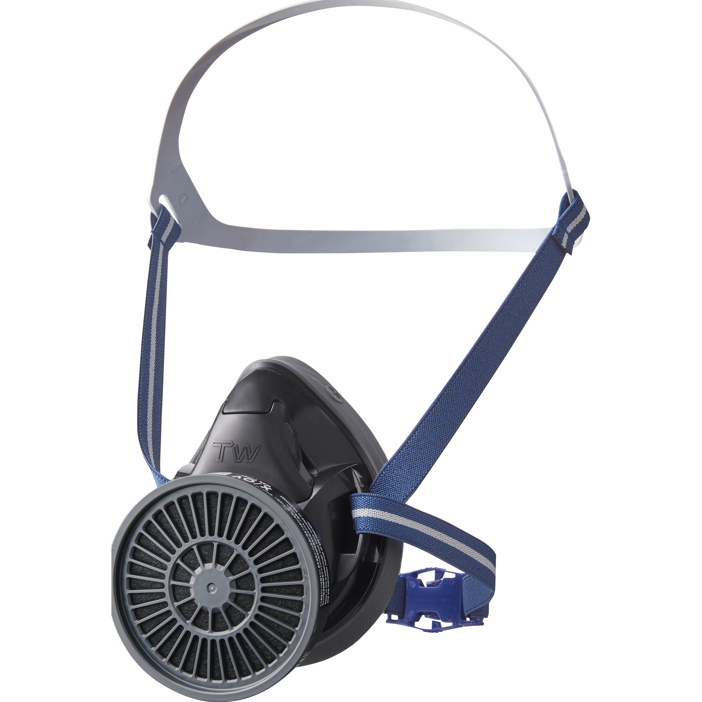 シゲマツ防毒マスク面体吸収缶4個塗装、農薬散布