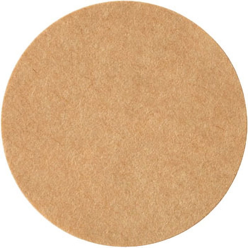 MKR-5RS 無地クラフトロールシール/円 HEADS(ヘッズ) 直径35mm 1袋(500