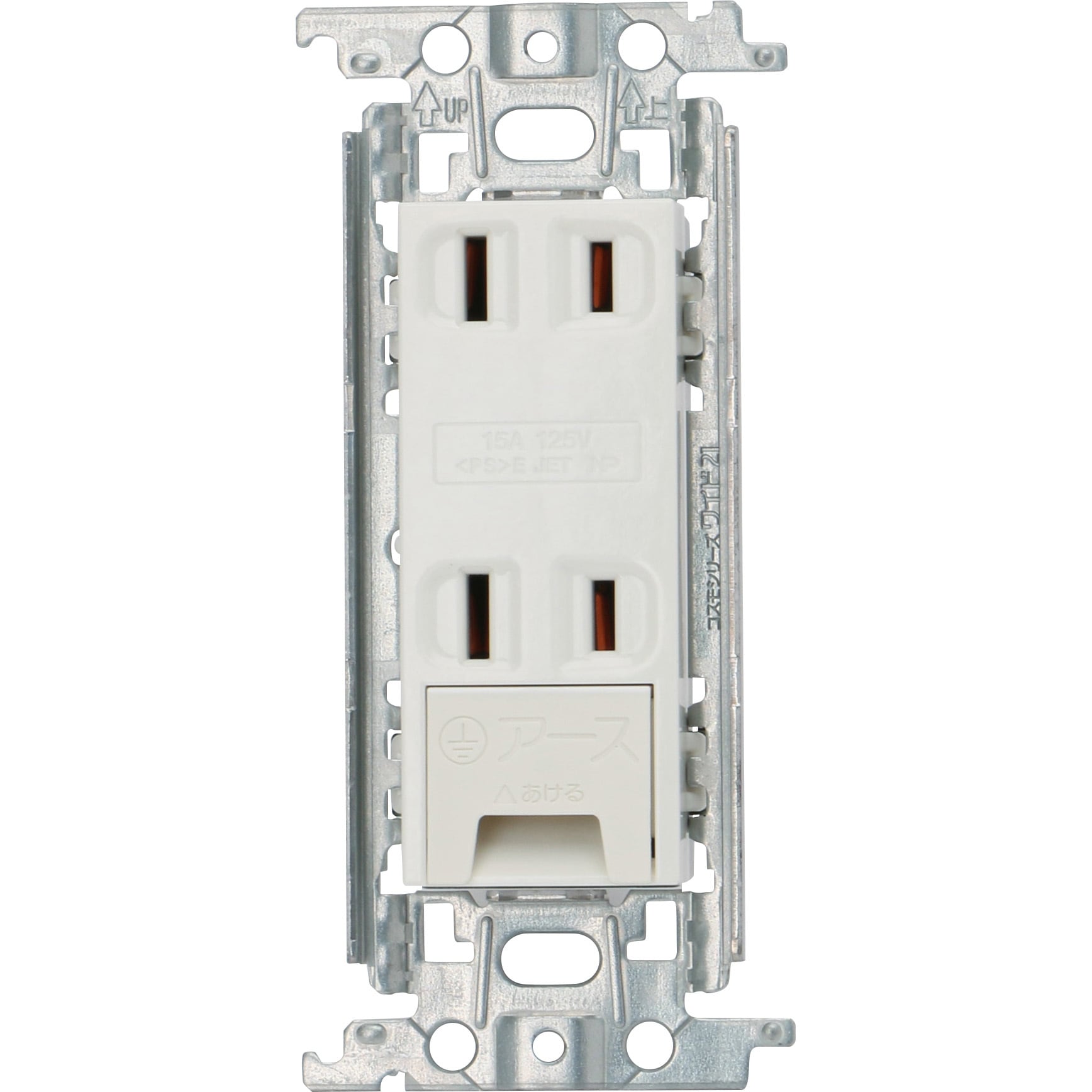 WTF1532WK コスモシリーズ 埋込アースターミナル付ダブルコンセント