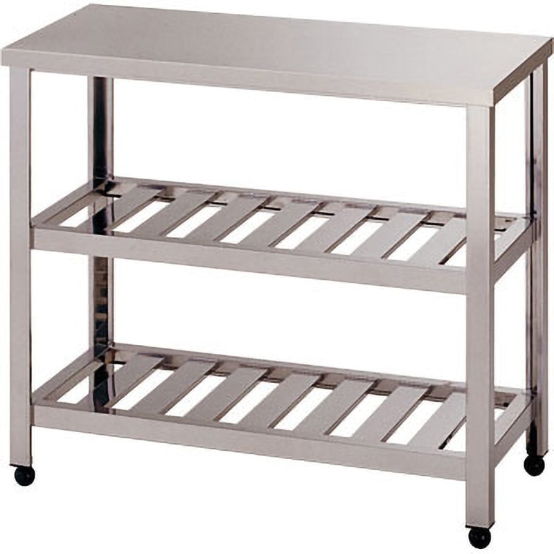 KT2S-900 ステンレス作業台(2段スノコ) 東製作所 間口900mm奥行450mm高