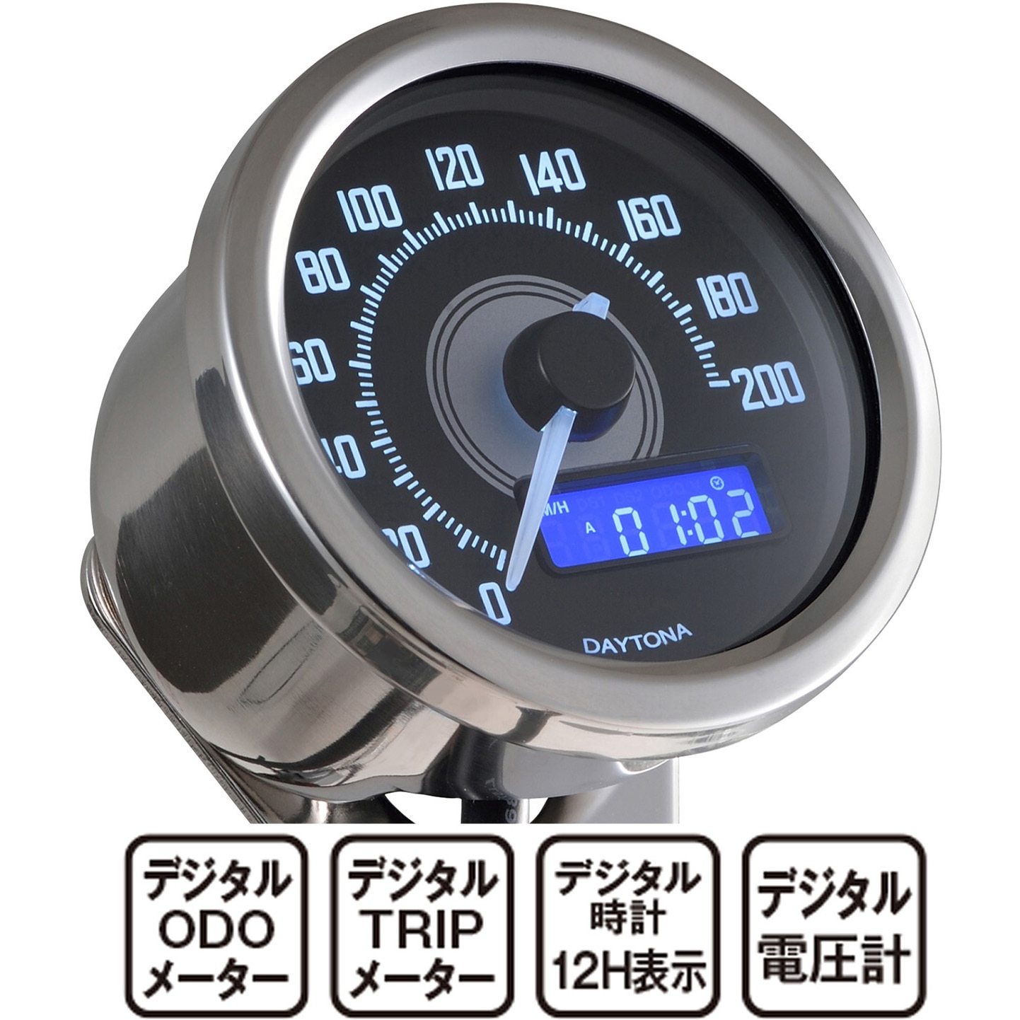 e001○デイトナVELONA48アナログ電圧計タイプAボルトメーター（002