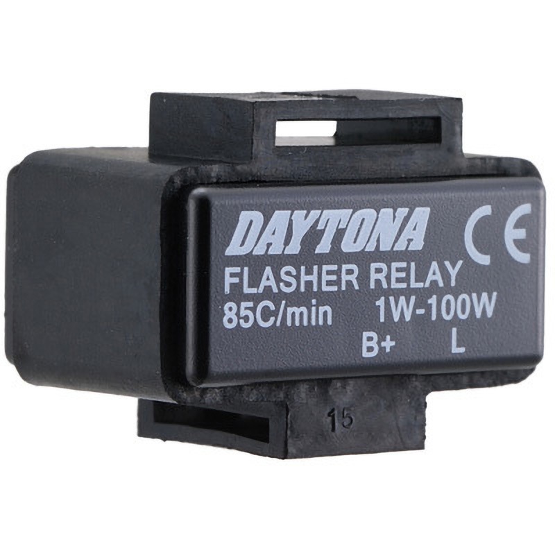 99989 バイク用 ウインカーリレー LED対応 DAYTONA(デイトナ) 2Pin(1W