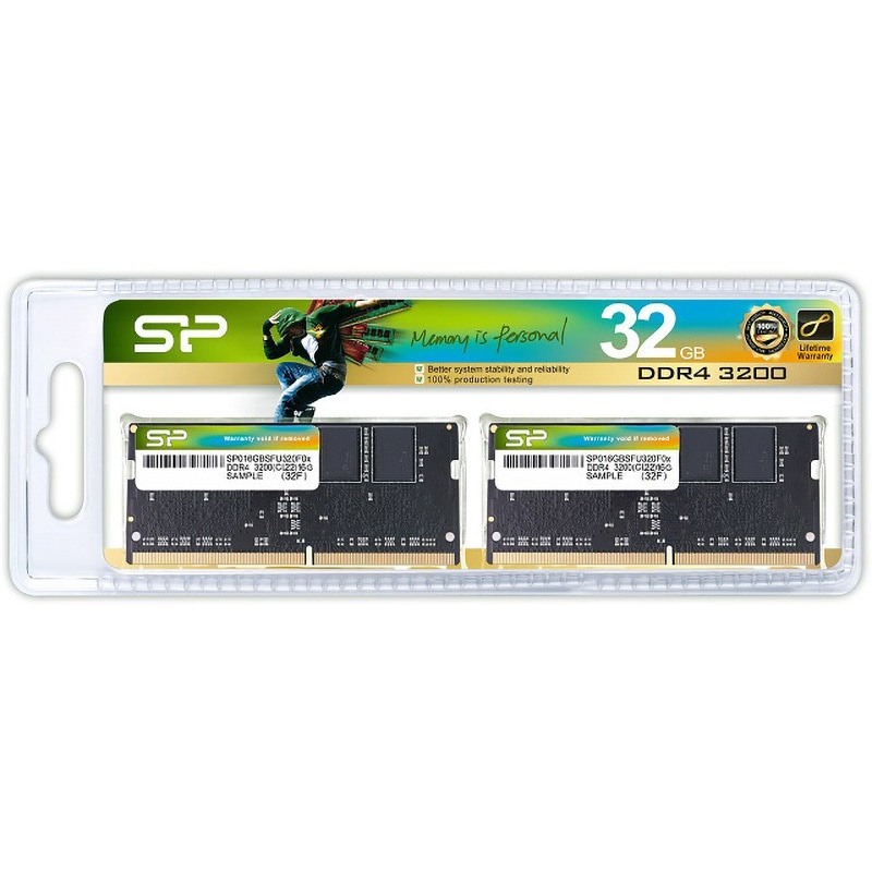 シリコンパワー デスクトップPC用メモリ DDR4 3200 16GB x 2枚