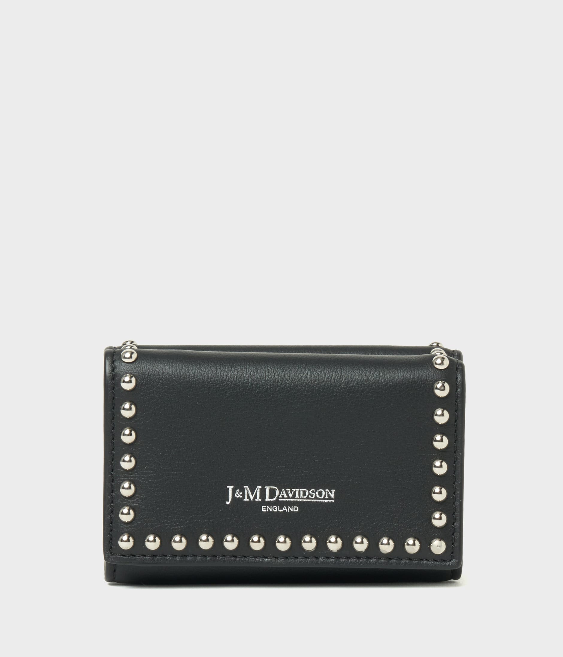 FOLD WALLET WITH STUDS｜J&M DAVIDSON｜ジェイアンドエムデヴィッド