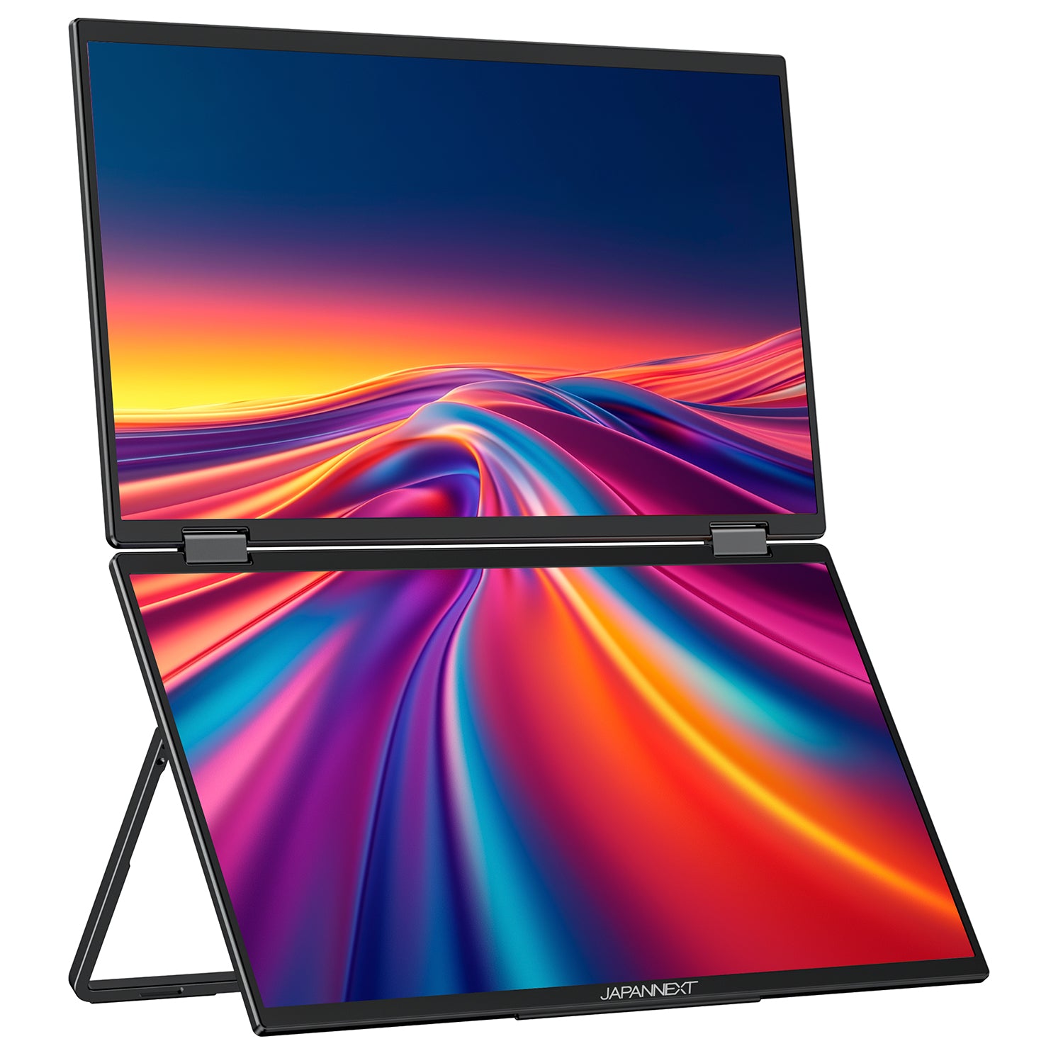 JAPANNEXT 15.6インチ IPSパネルx2搭載 フルHD(1920x1080)解像度