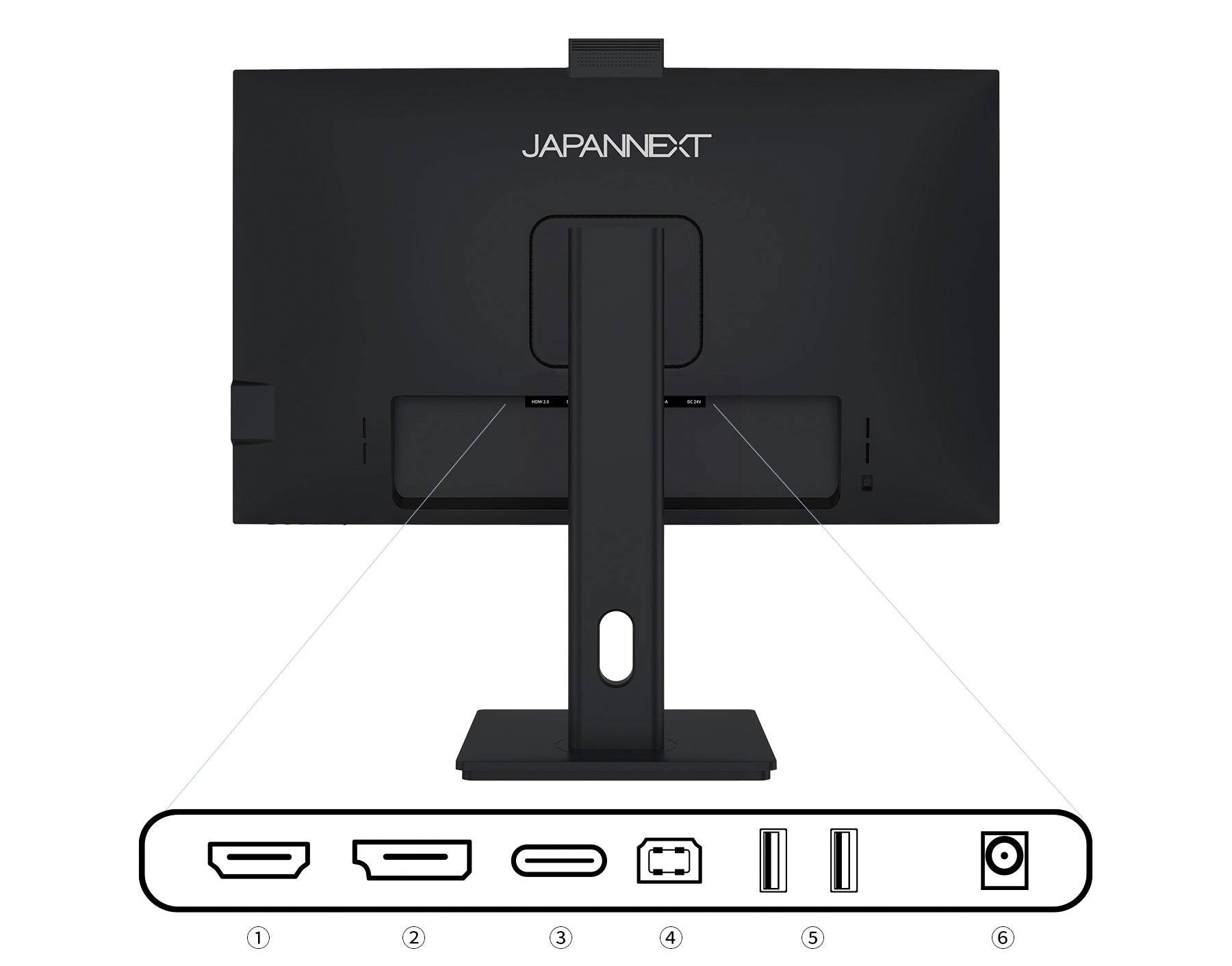 JAPANNEXT 23.8インチ IPSパネル搭載 フルHD(1920x1080)解像度 液晶