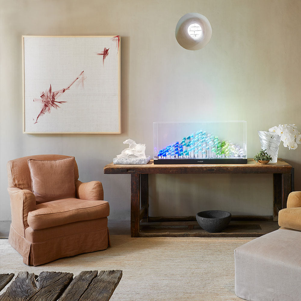 マッチーさま 深淵なるオパルセント ラリック本人作品 ポワソン 大鉢