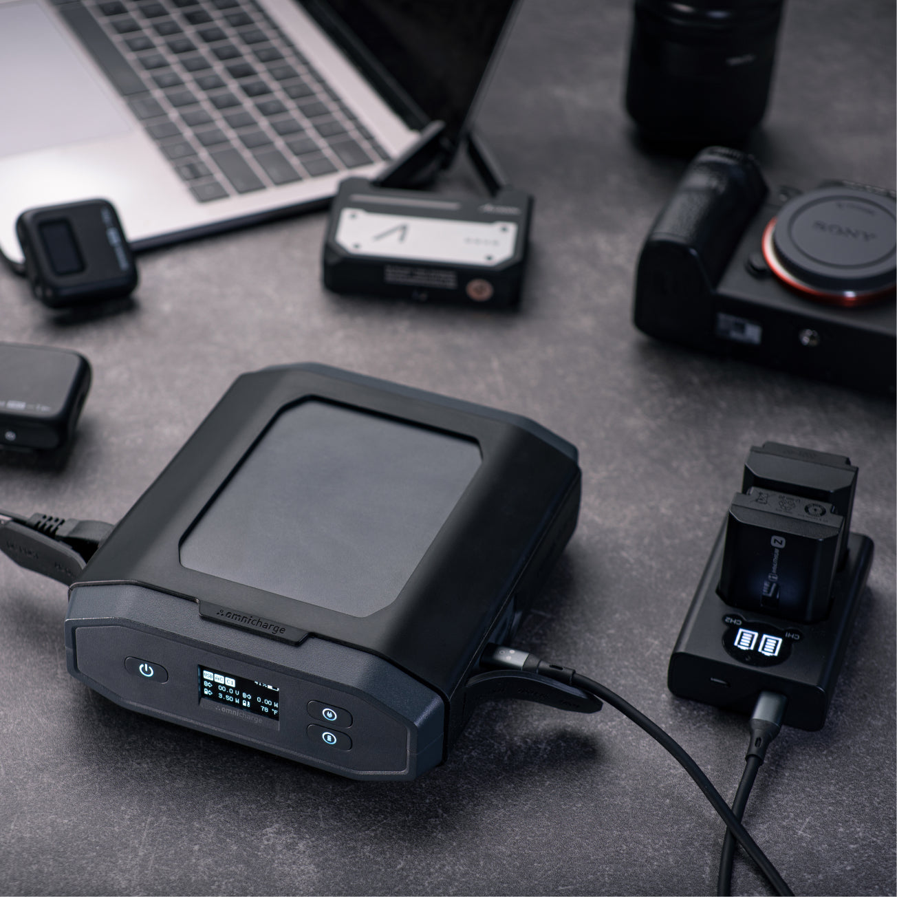 Large-Capacity Power Bank | 38,400 mAh | Omnicharge