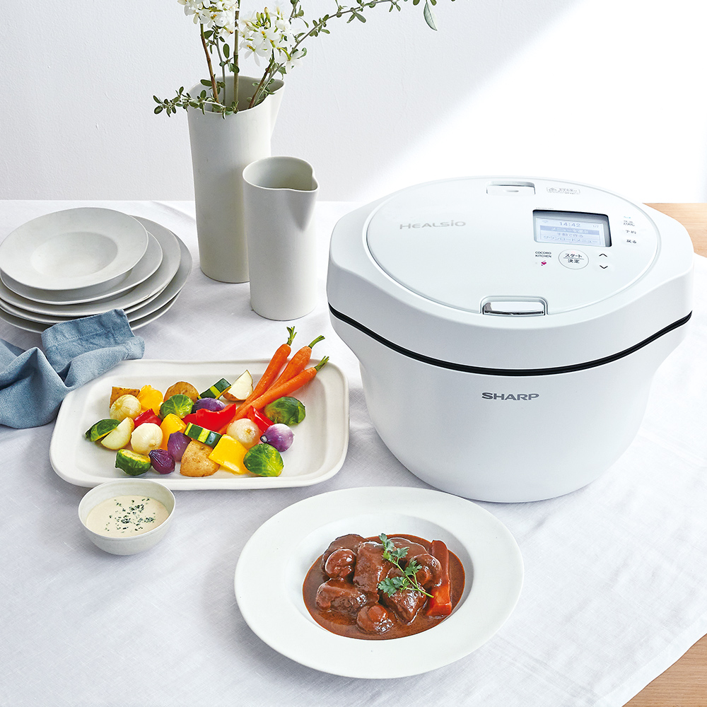 シャープ 小売 ヘルシオ ホットクック KN-HW16G 2〜4人用 1.6L容量 kn