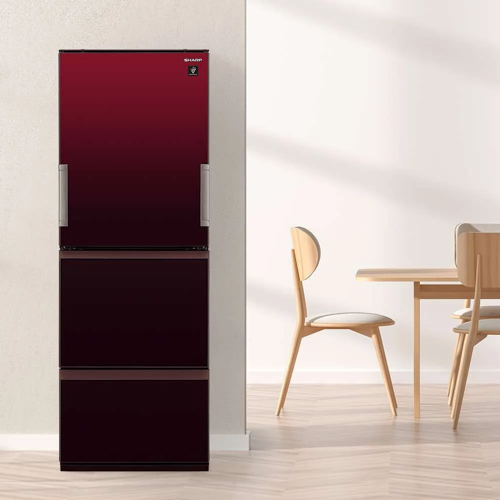 HITACHI 冷蔵庫 R-G5200F型 ワインレッド色
