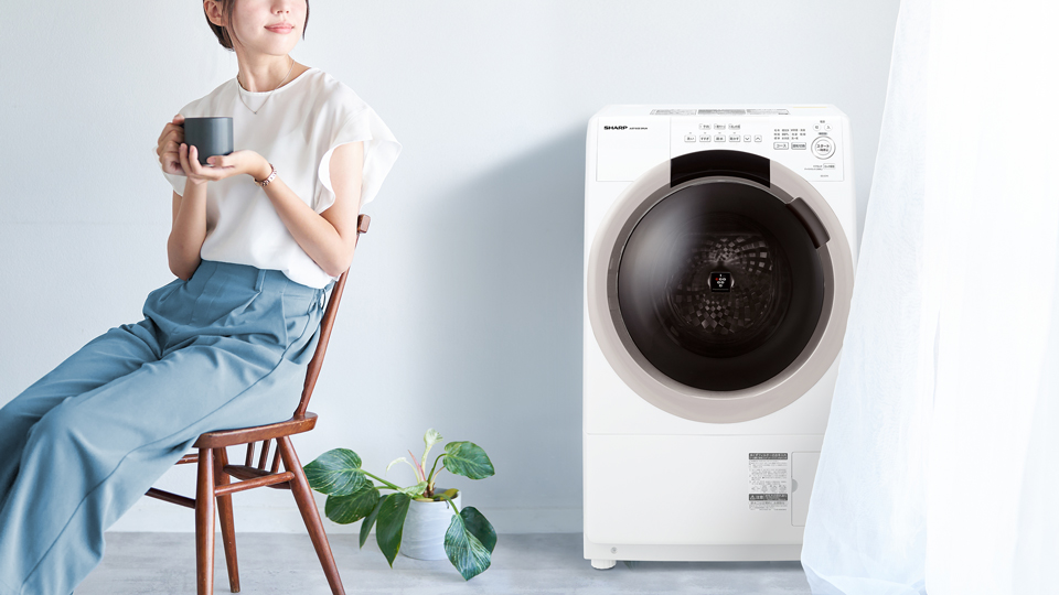 SHARP ドラム式洗濯乾燥機 ES-S7G－WR 7.0kg 2022年製