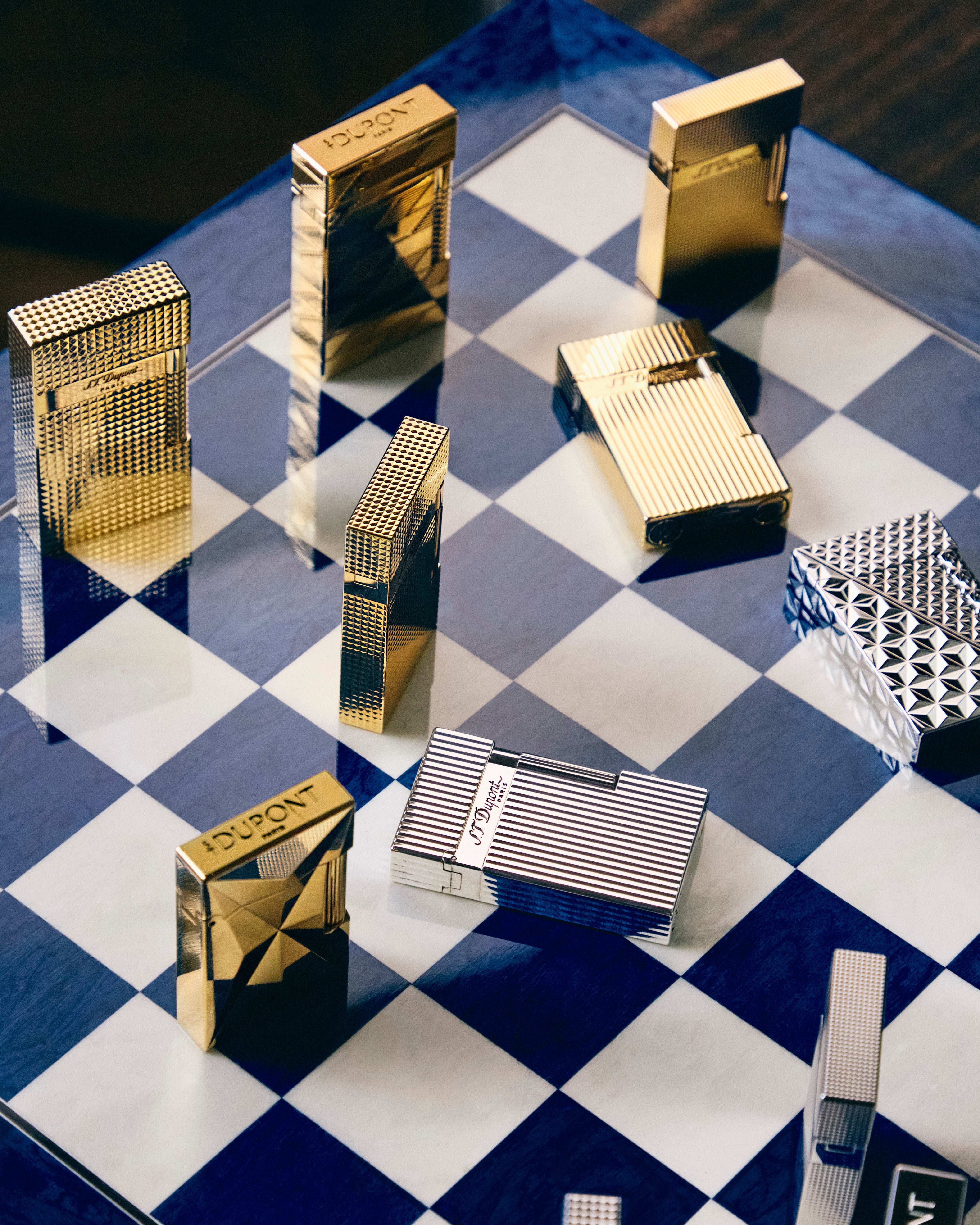 エス・ティデュポン S.TDupont ボールぺン 純銀ケースゴールド仕上げ