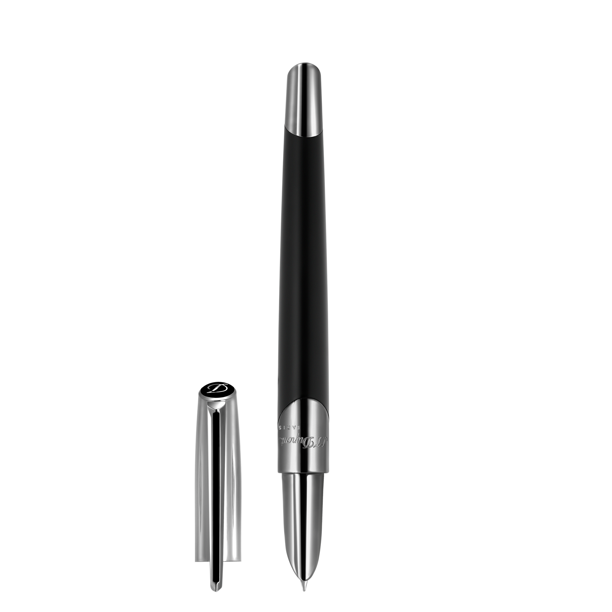 デフィ ミレニアム 万年筆 ガンメタ＆マットブラック | S.T. Dupont