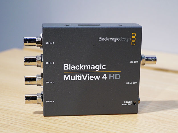 NAB2018]ブラックマジックデザイン、一のディスプレイで4系統の完全に