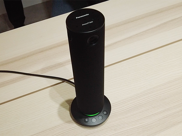 パナソニック コネクト、360°カメラスピーカーフォン「PressIT360