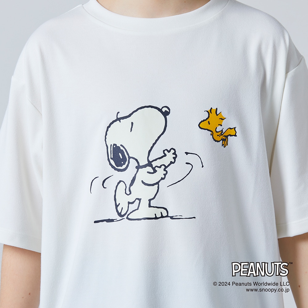 PEANUTS】リサイクルポリエステルTシャツ|B2MABY07|Go to by mizuno