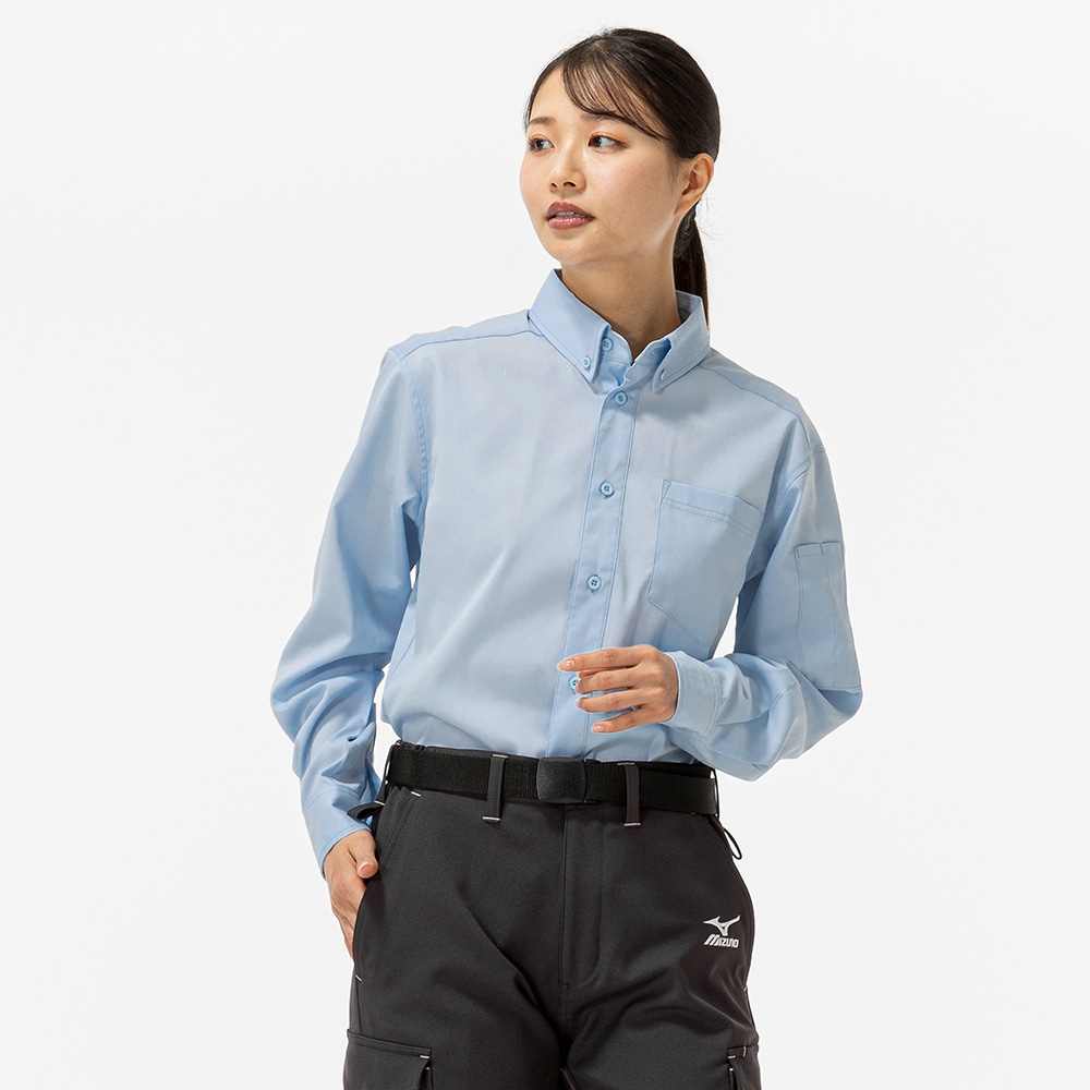 ワークシャツ ストレッチ(制電／長袖)|F2JC1581|ウエア|ワーキング用品