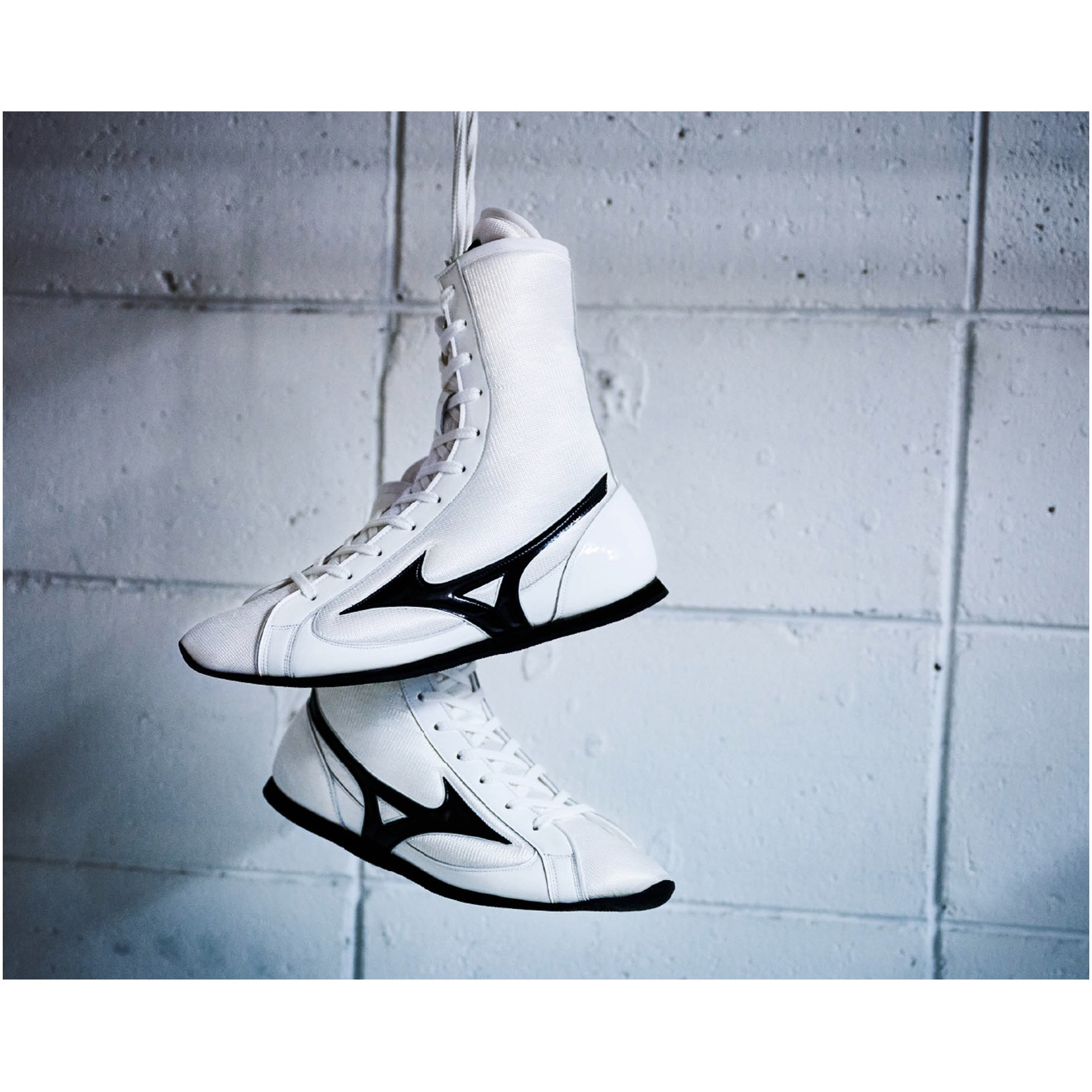 Mizuno ボクシングシューズ ハイカット ホワイト/ブラック Mizuno