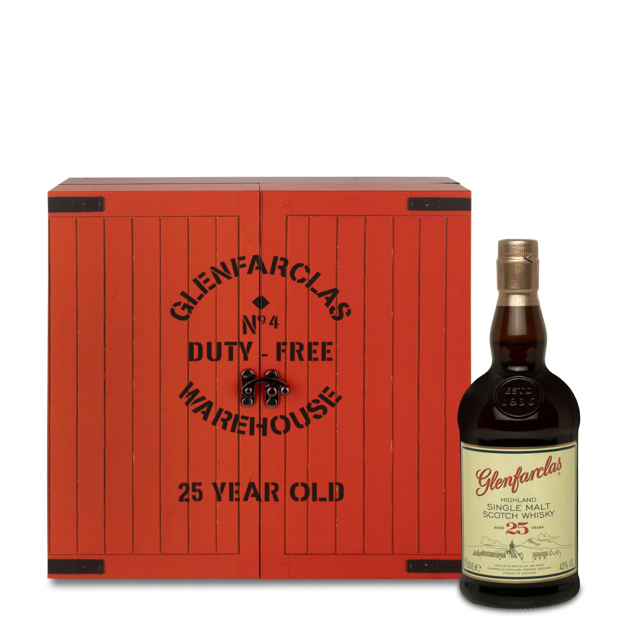 Glenfarclas 25 Year Old Christmas Gift Pack with Glencairn Glasses